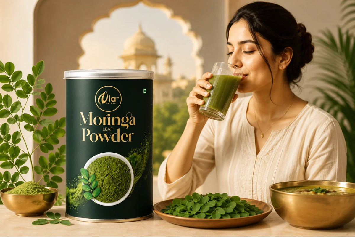 Moringa powder for immunity and energy , india's ancient superfood for modern life