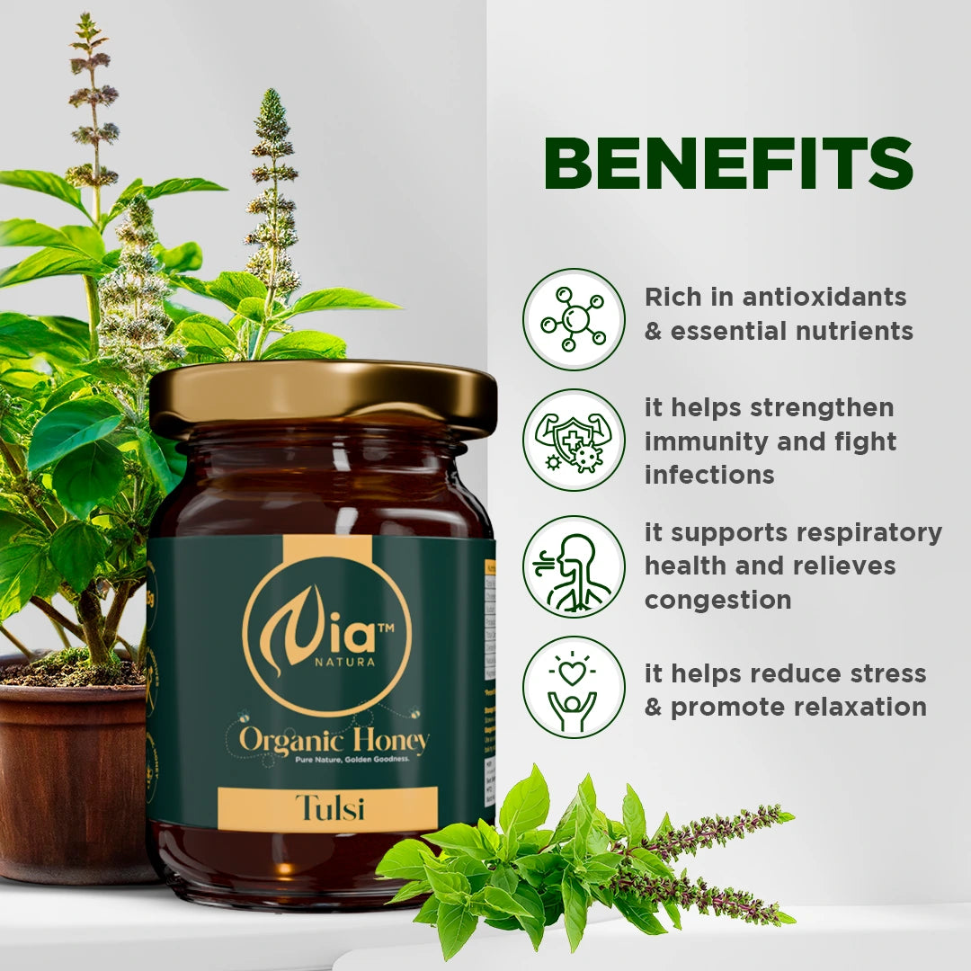 Tulsi Organic Honey 125g