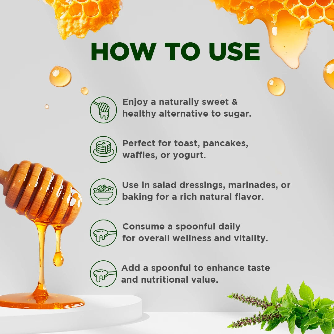 Tulsi Organic Honey 125g