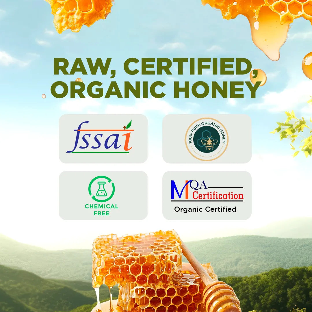 Natural Pure Organic Honey 125g