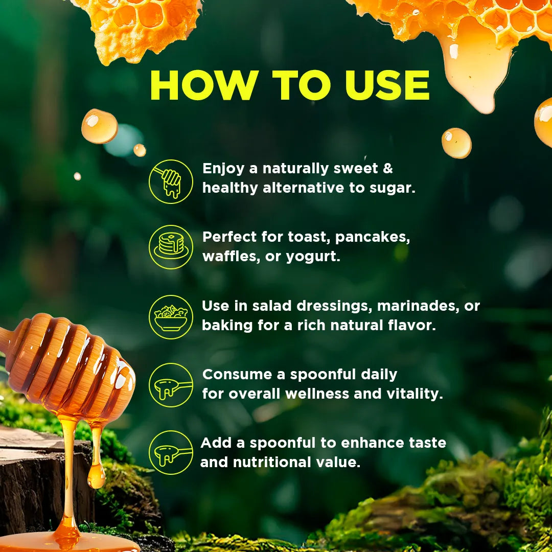 Raw Organic Honey 125g