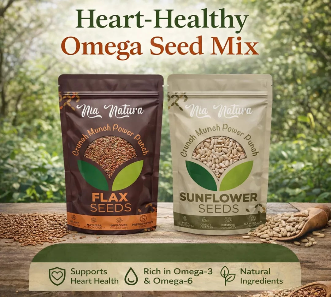 Heart Healthy Omega Seed Mix (Flax & Sunflower)