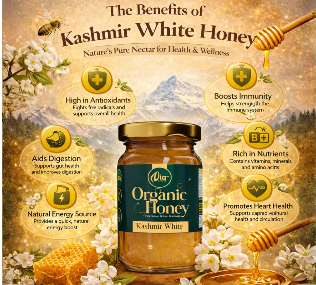 Kashmir white honey   organic