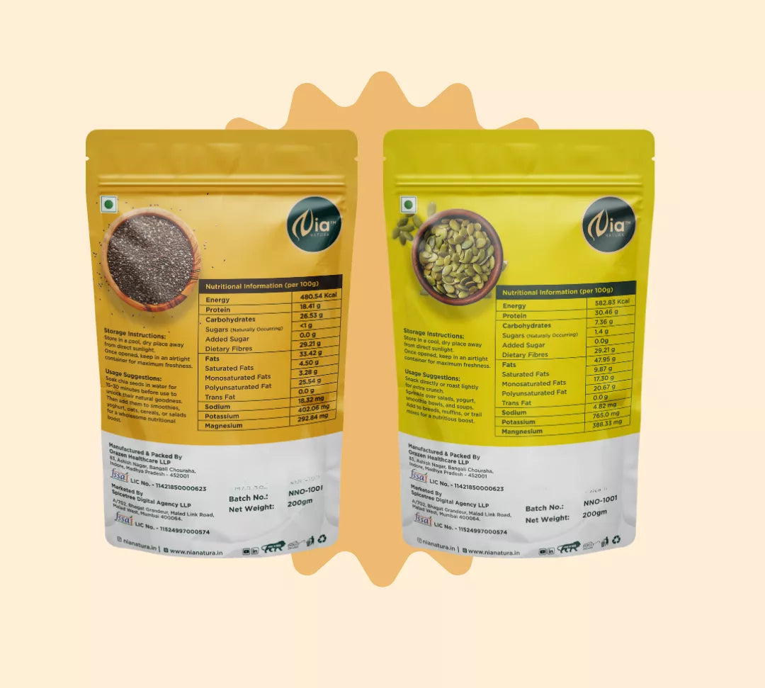 Protein rich omega superfood mix (chia & pumpkin)