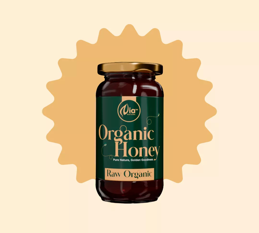 Raw organic honey